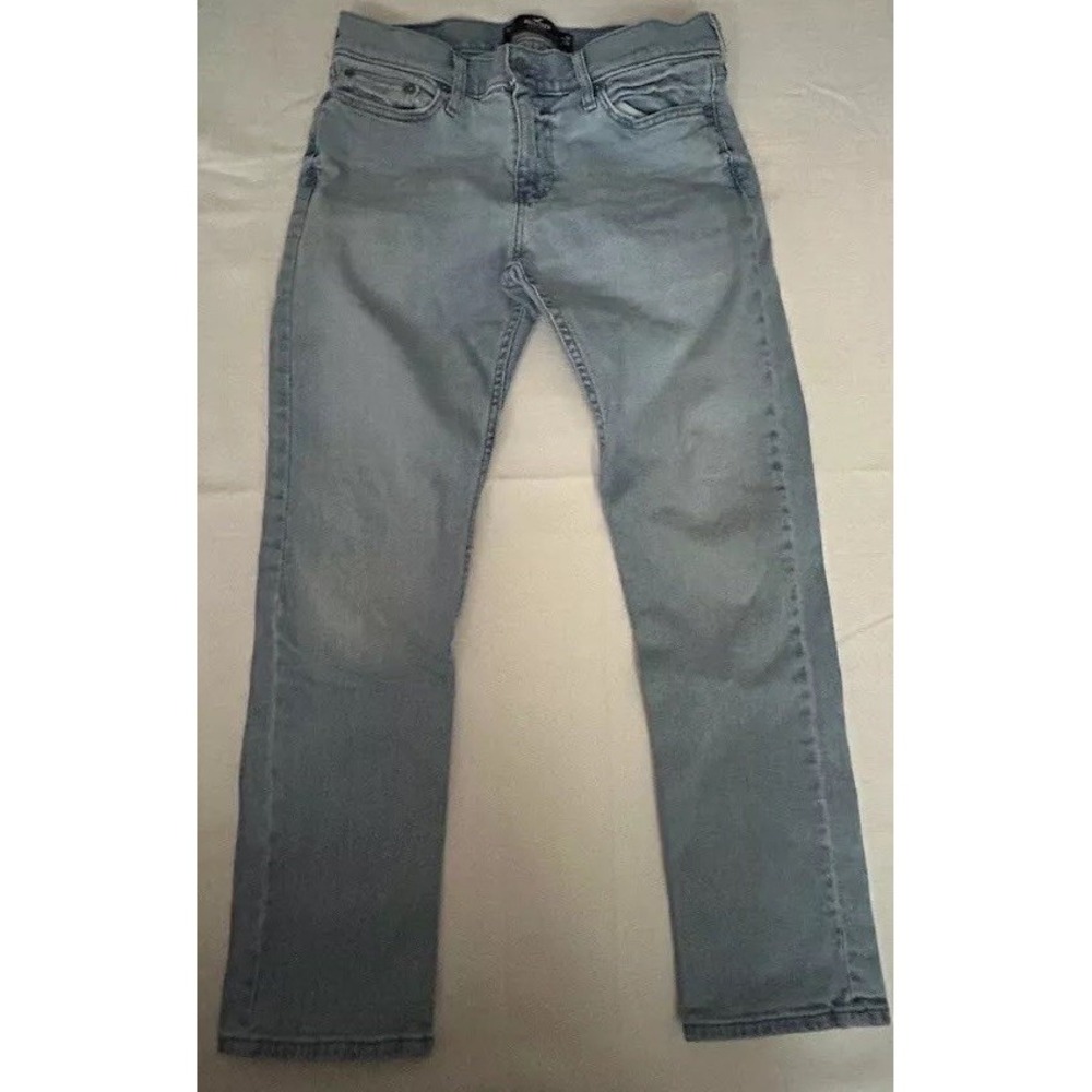 Hollister Slim Straight Jeans Men's 30x30 Light Wash
